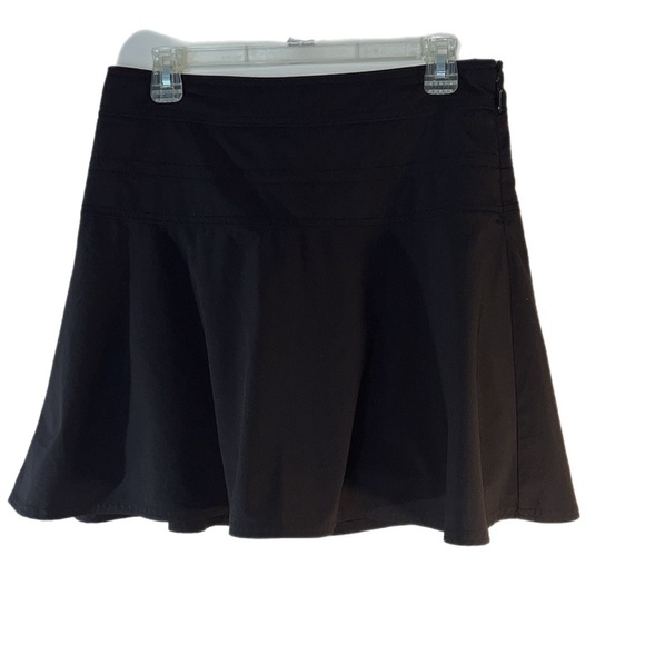 EUC Athleta Black All Day Skort Size 6  Lightweight Stretch Luxe Active Skirt - Picture 3 of 13